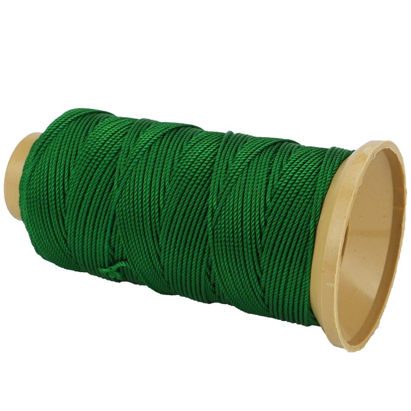 McFanBe Twisted Nylon Line Twine String Cord for Gardening Marking DIY Projects Crafting Masonry (Green, 1.5mm-328 feet) - Image 3